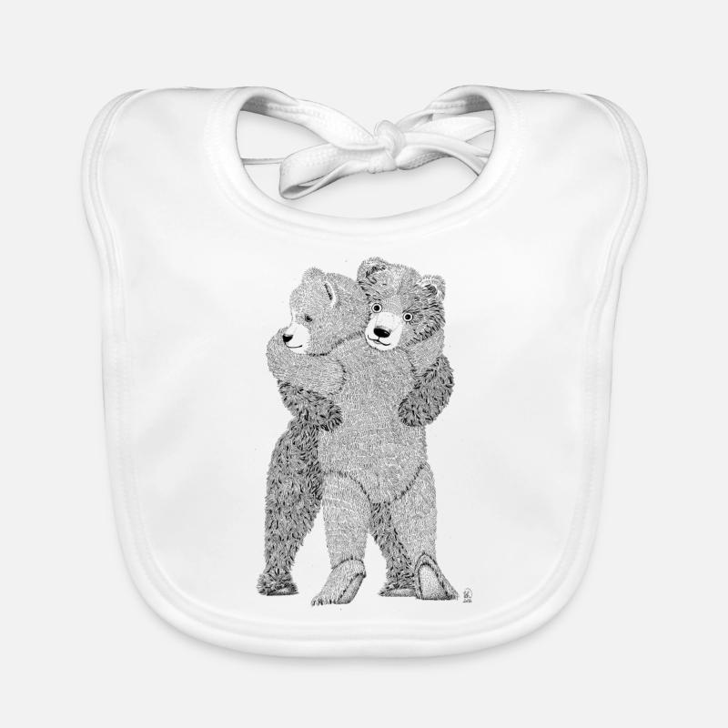 Große Bärenliebe Baby Bio-Lätzchen