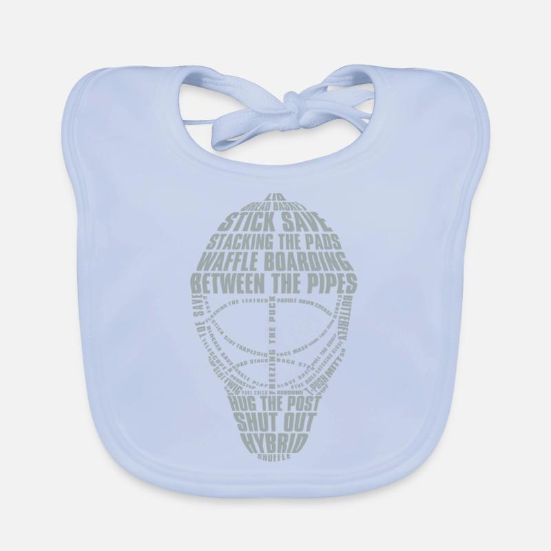 Masque de gardien de but (conception de couleur Bavoir bio Bébé