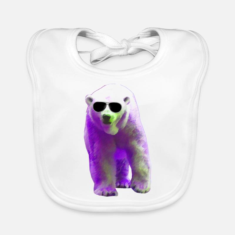 Polar Bear - Eisbär Baby Bio-Lätzchen