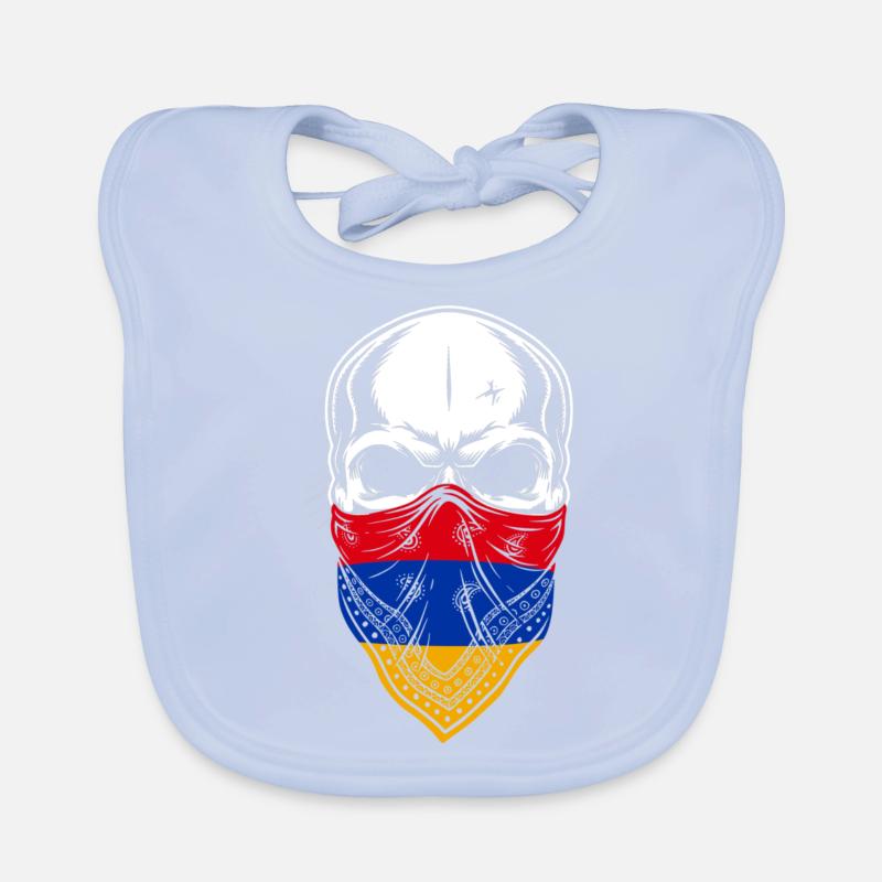 CRÂNE DE COLOMBIE Bavoir bio Bébé
