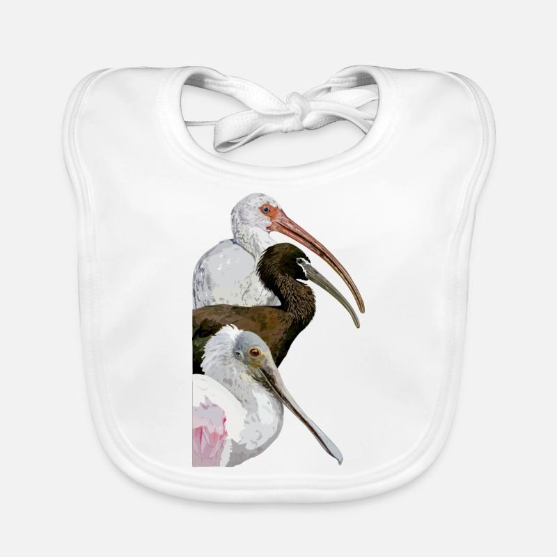 Ibis et spatule Bavoir bio Bébé