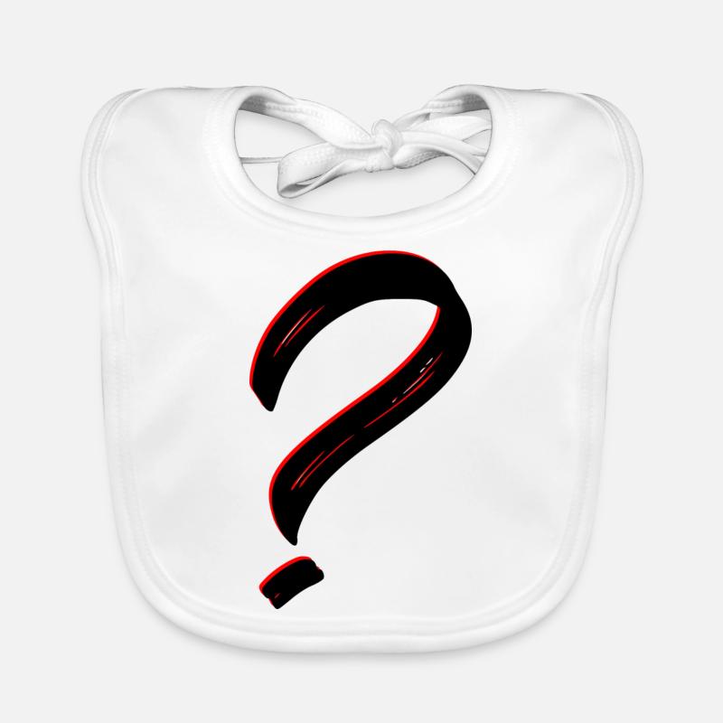 Fragezeichen Baby Bio-Lätzchen