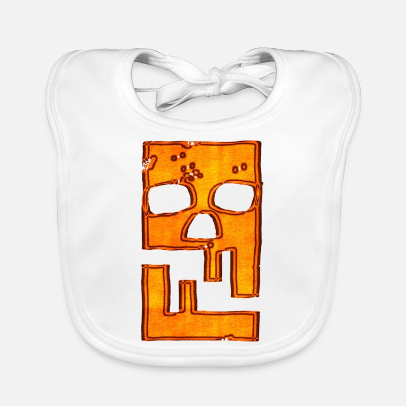 Hacking hackers hacker malware logo emblem Organic Baby Bibs