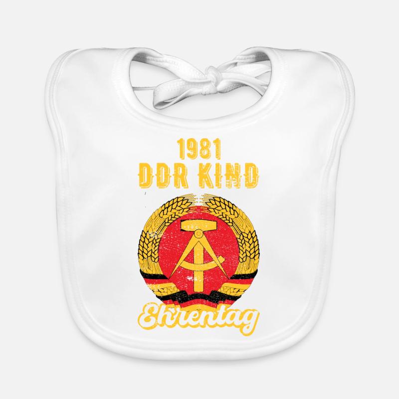 DDR Kind 1981 Geburtstag Geschenk Baby Bio-Lätzchen