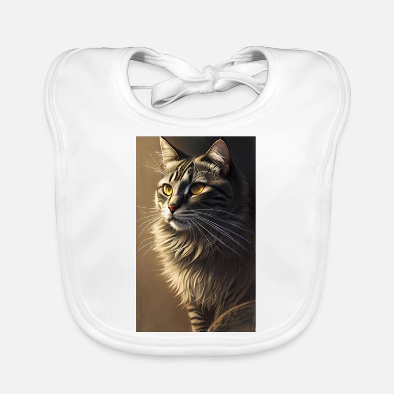 Chat | Animal de compagnie | Fan de chat | mignon | Chaton Bavoir bio Bébé