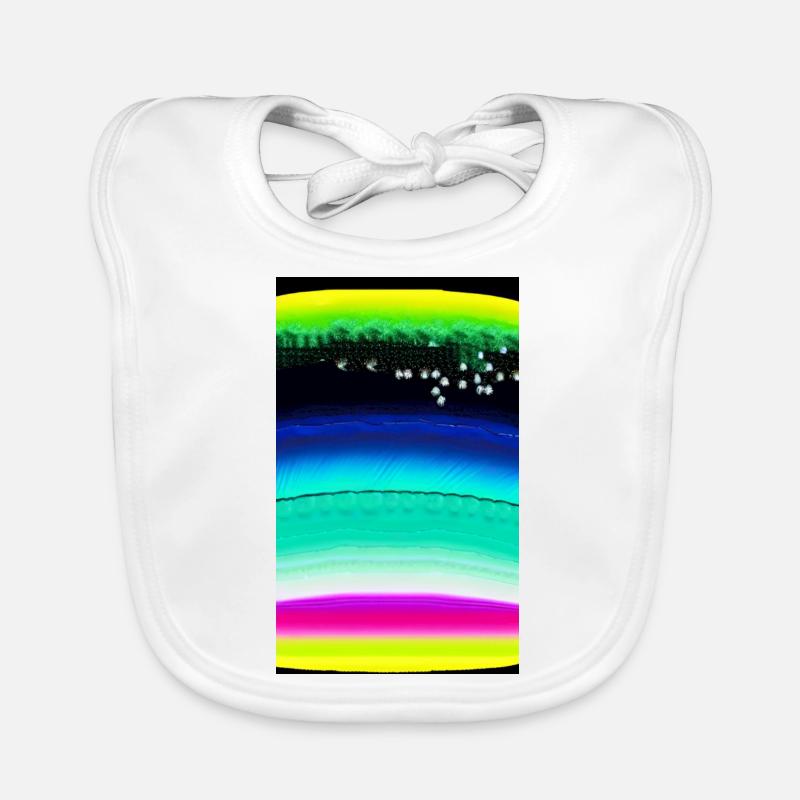 Farben | Bunt | Muster | gemustert | Farbverlauf Baby Bio-Lätzchen