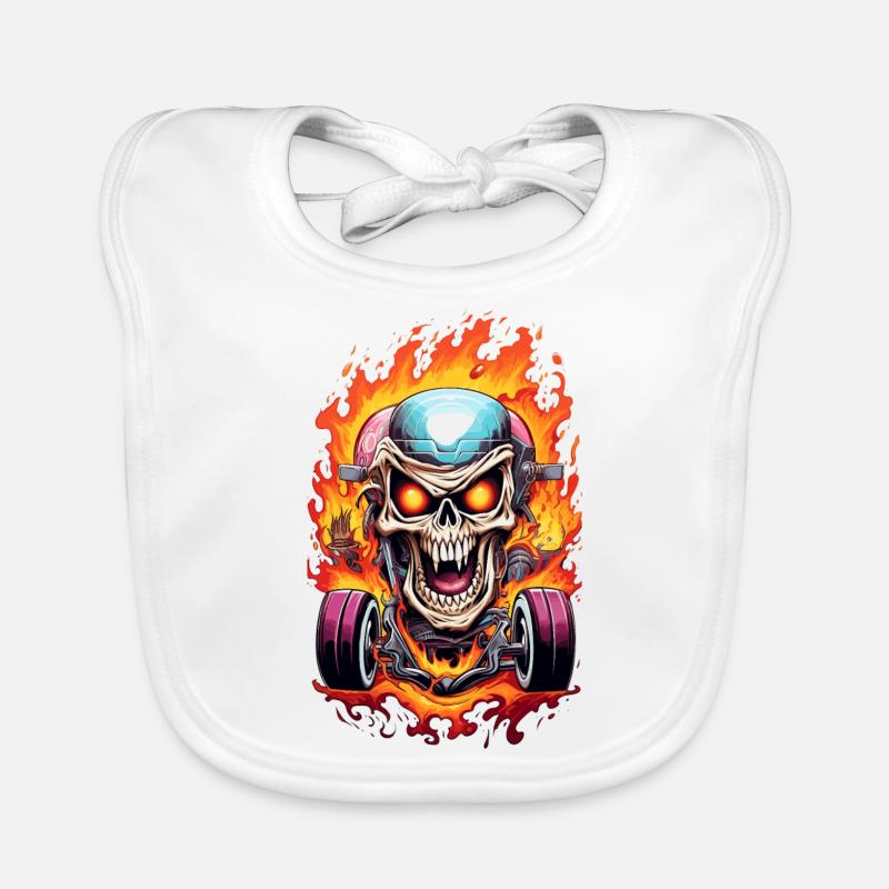 Conception de motard Bavoir bio Bébé