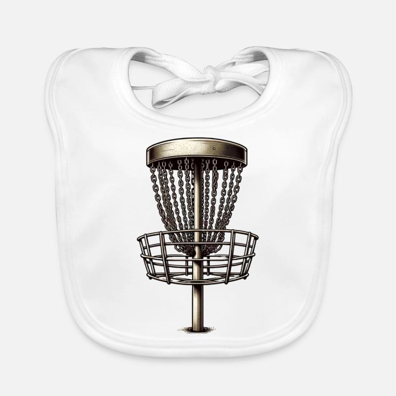 Disc golf Organic Baby Bibs
