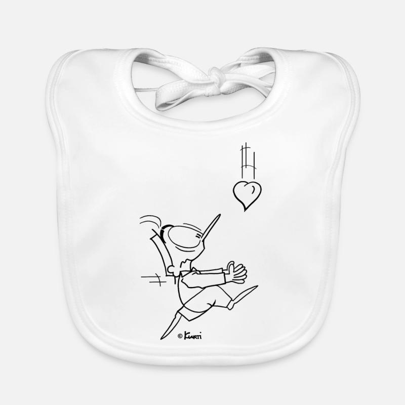 Kurti Heart Organic Baby Bibs