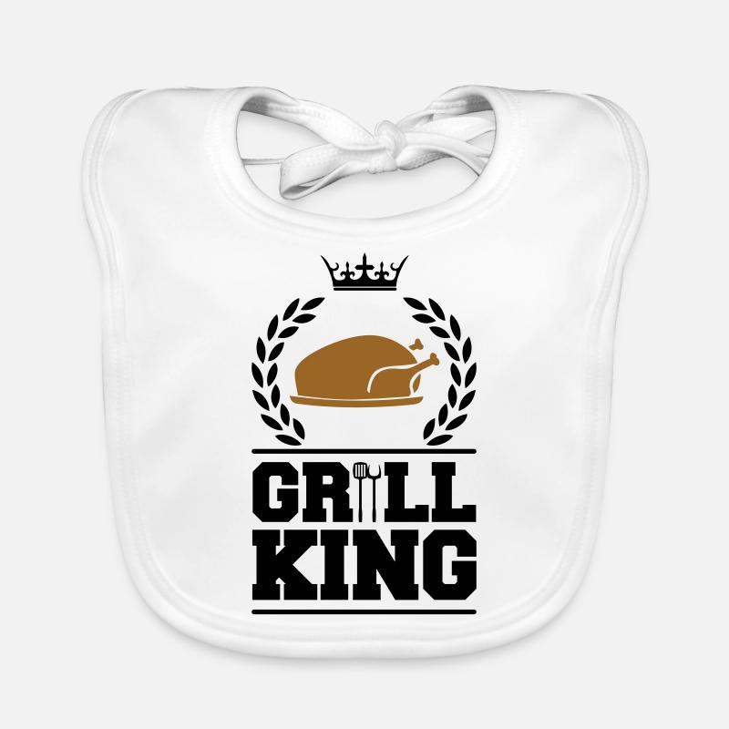 Grill King Chicken Organic Baby Bibs