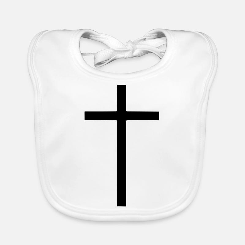Jesus Cross Organic Baby Bibs