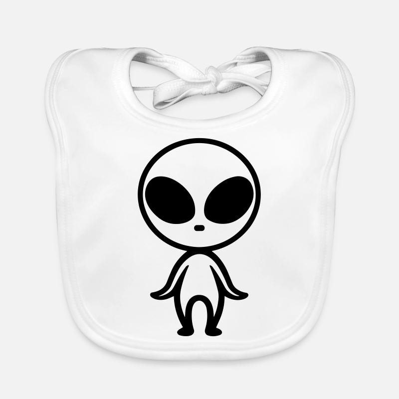 alien Organic Baby Bibs