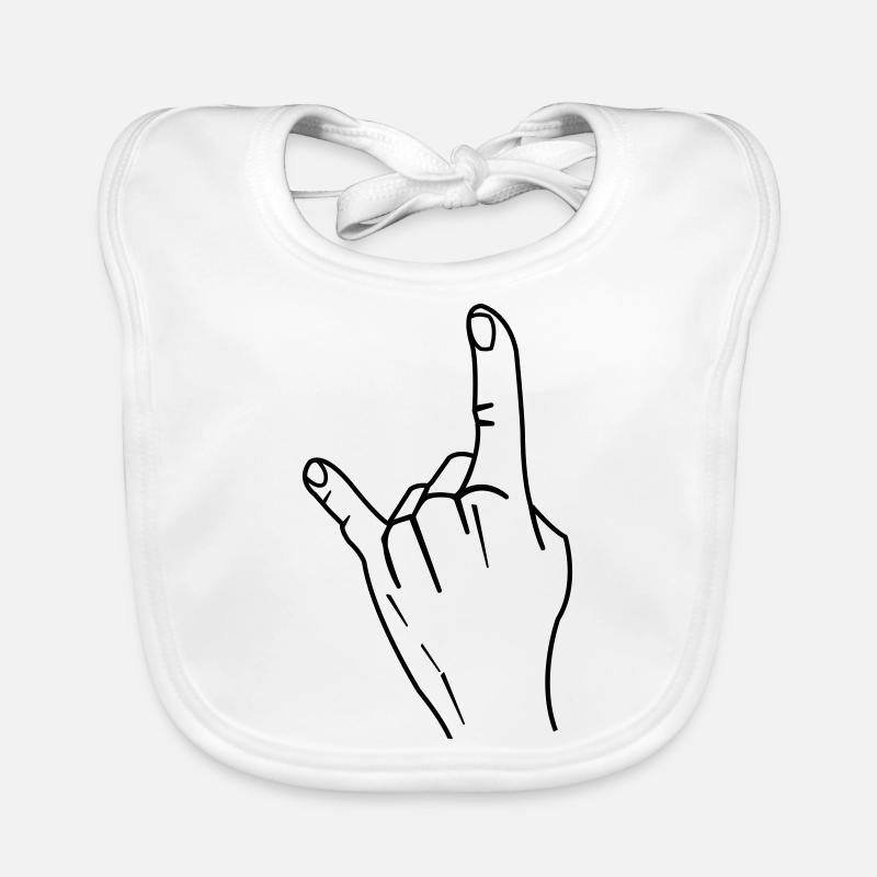 Main de roche Bavoir bio Bébé