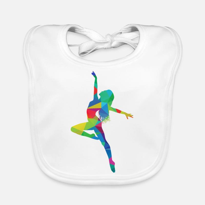 Dancing Dancer Organic Baby Bibs