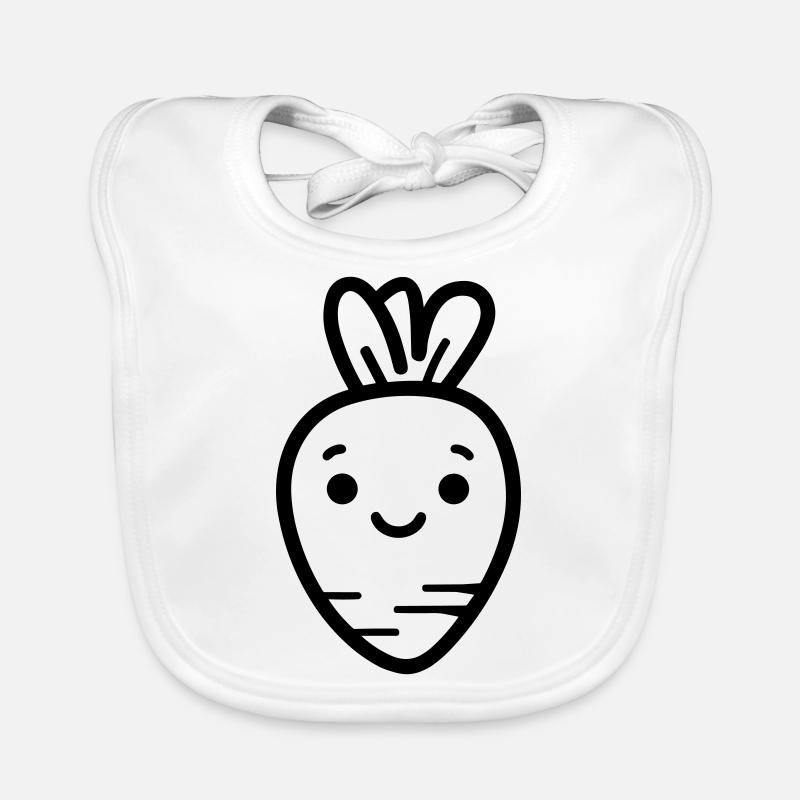 Carotte Bavoir bio Bébé