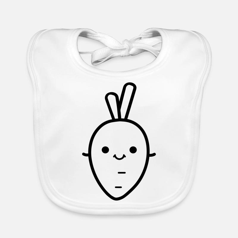 Carrot Organic Baby Bibs