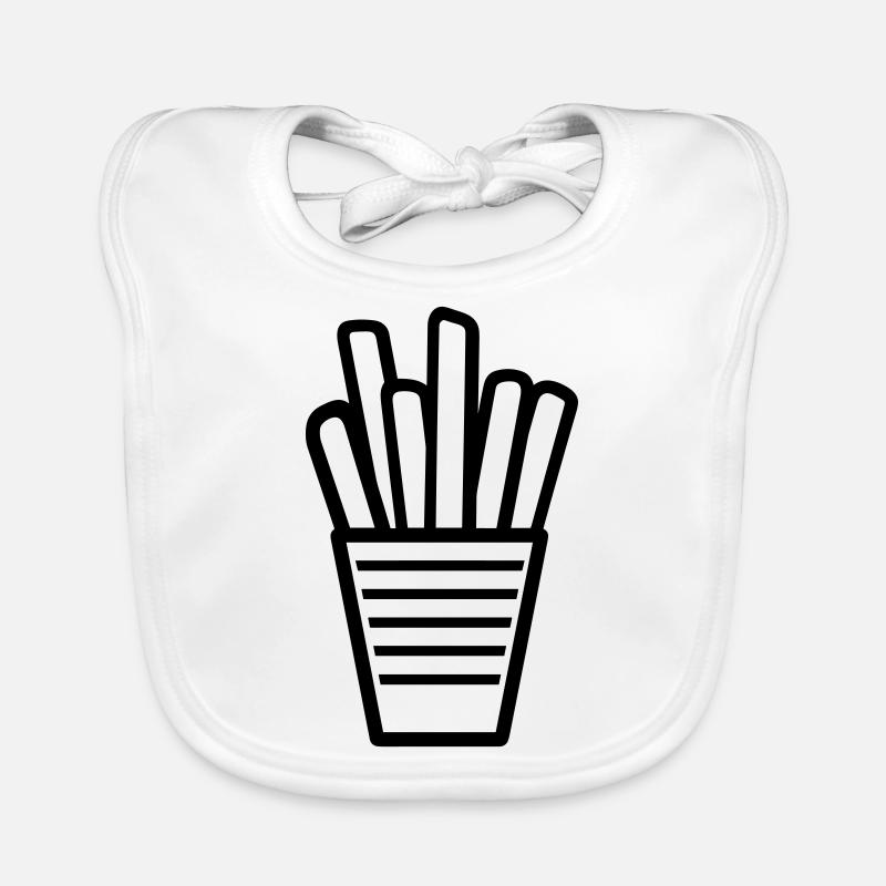 Pommes frites Baby Bio-Lätzchen