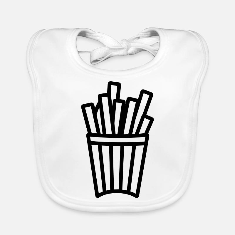 Pommes frites Baby Bio-Lätzchen