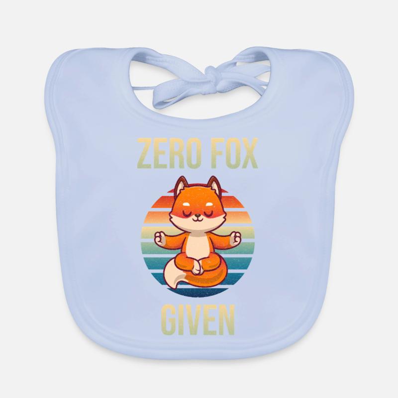 Zero Fox Given – Chemise Retro Fox Bavoir bio Bébé