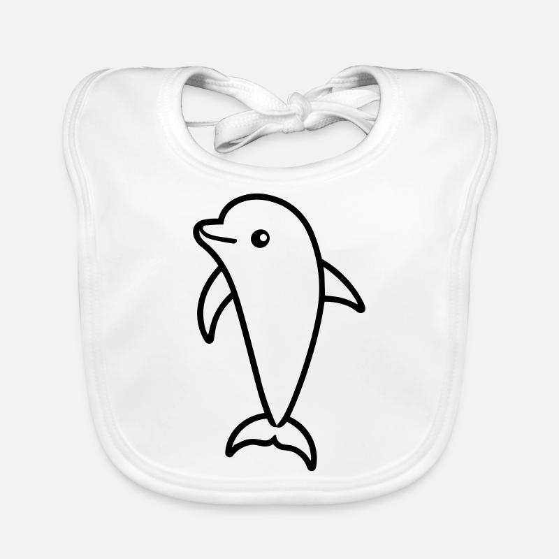 Delfin Baby Bio-Lätzchen