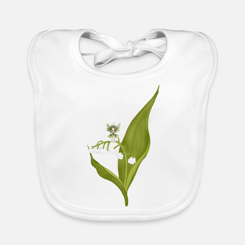 Maiglockchen Elfe Baby Bio-Lätzchen