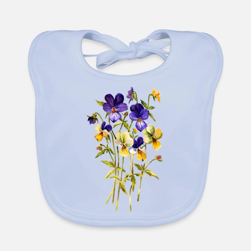 Blumen Baby Bio-Lätzchen
