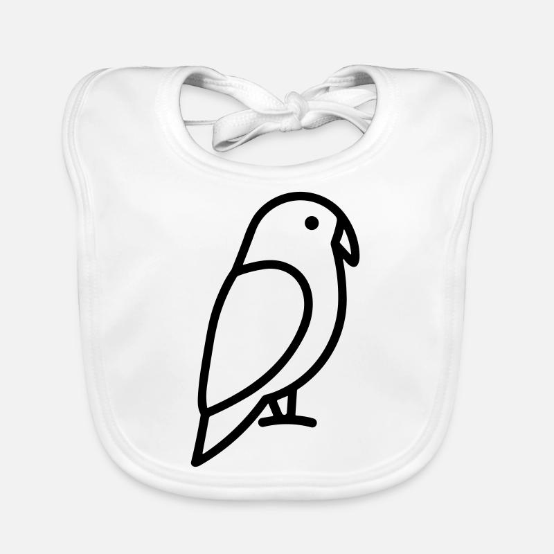 Papagei Baby Bio-Lätzchen