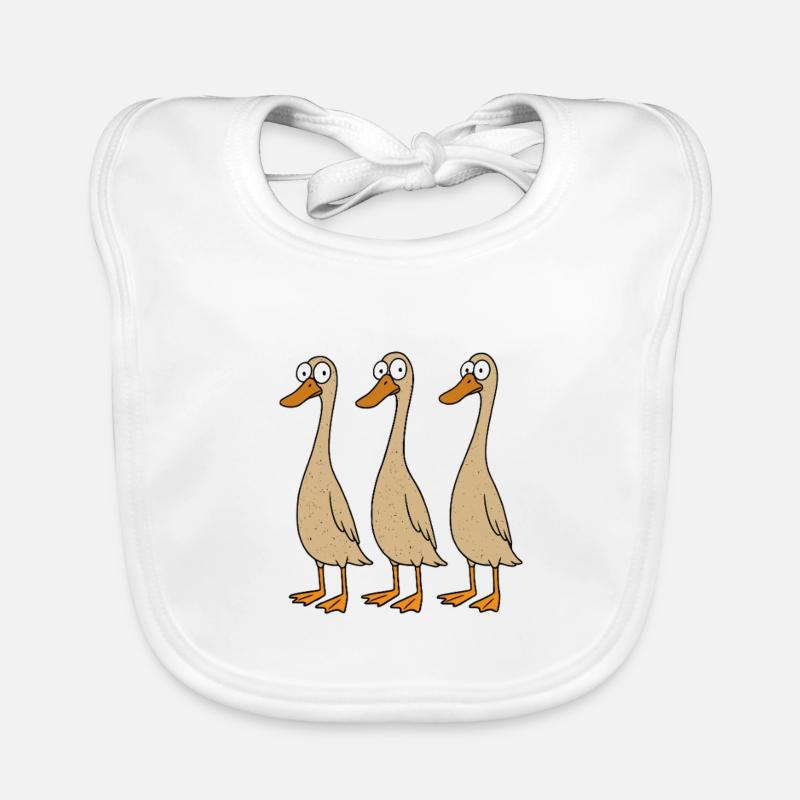Canards Canards Canards Éleveurs de canards Canards d’élevage Canards Bavoir bio Bébé