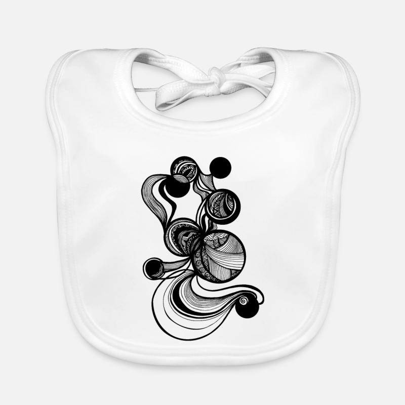 CIRCLES Bavoir bio Bébé