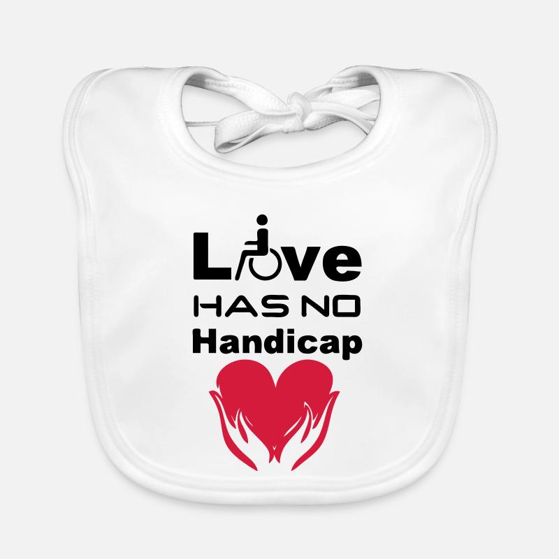Love has no Handicap Organic Baby Bibs