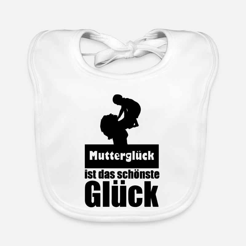 Mutterglück Mutter Muttertag Geburt Geschenk Baby Bio-Lätzchen