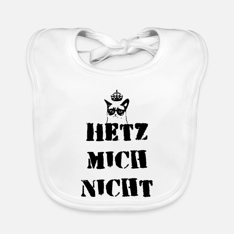Hetz mich nit Baby Bio-Lätzchen