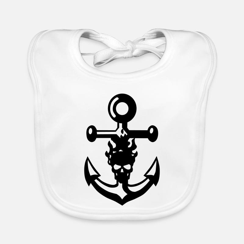 anker schaedel Bavoir bio Bébé