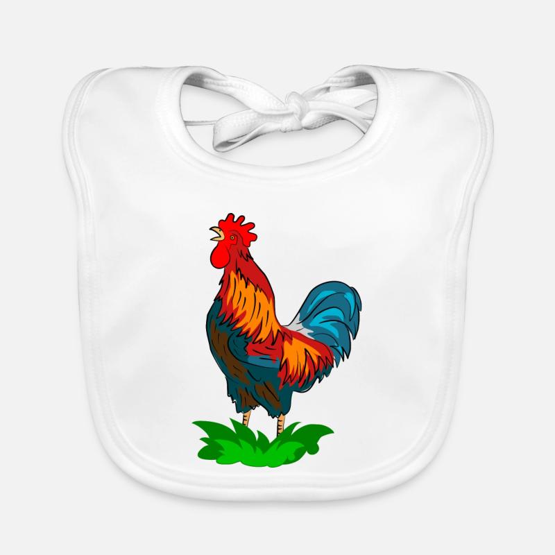 rooster Organic Baby Bibs