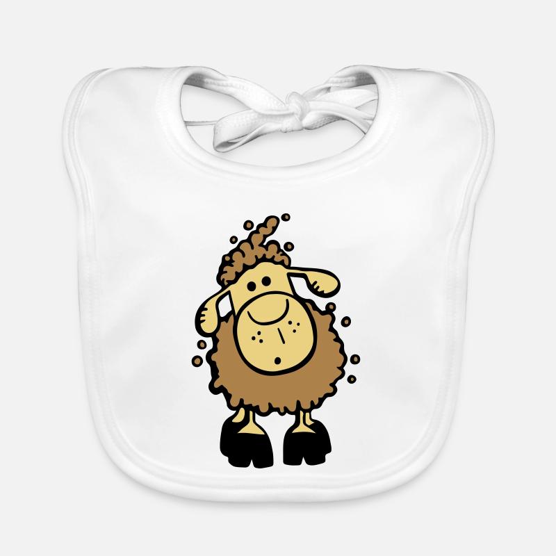 Cute Sheep Organic Baby Bibs