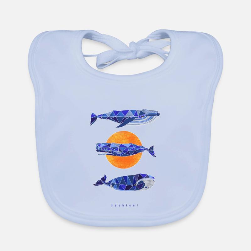 three whales Baby Bio-Lätzchen