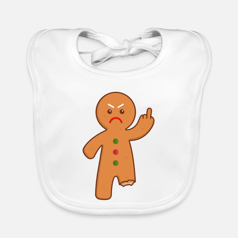 Lebkuchenmann Baby Bio-Lätzchen