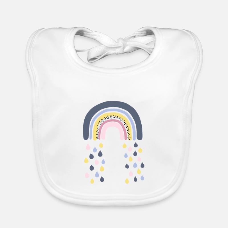 Regenbogen Baby Bio-Lätzchen