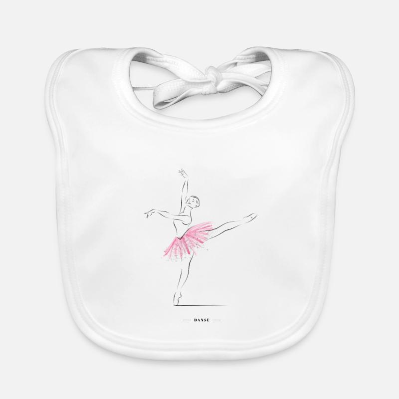 danseuse de ballet Bavoir bio Bébé