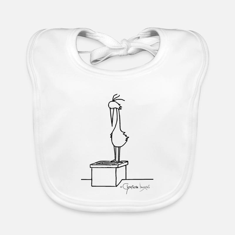 Dachvogel © Chyropterum Innoxius Baby Bio-Lätzchen