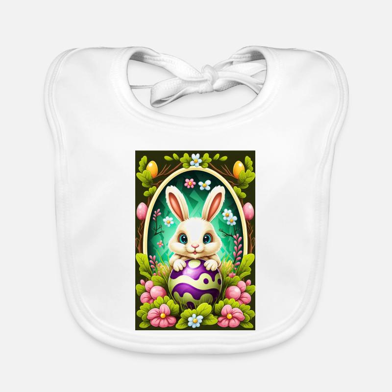 Lapin de Pâques Bavoir bio Bébé