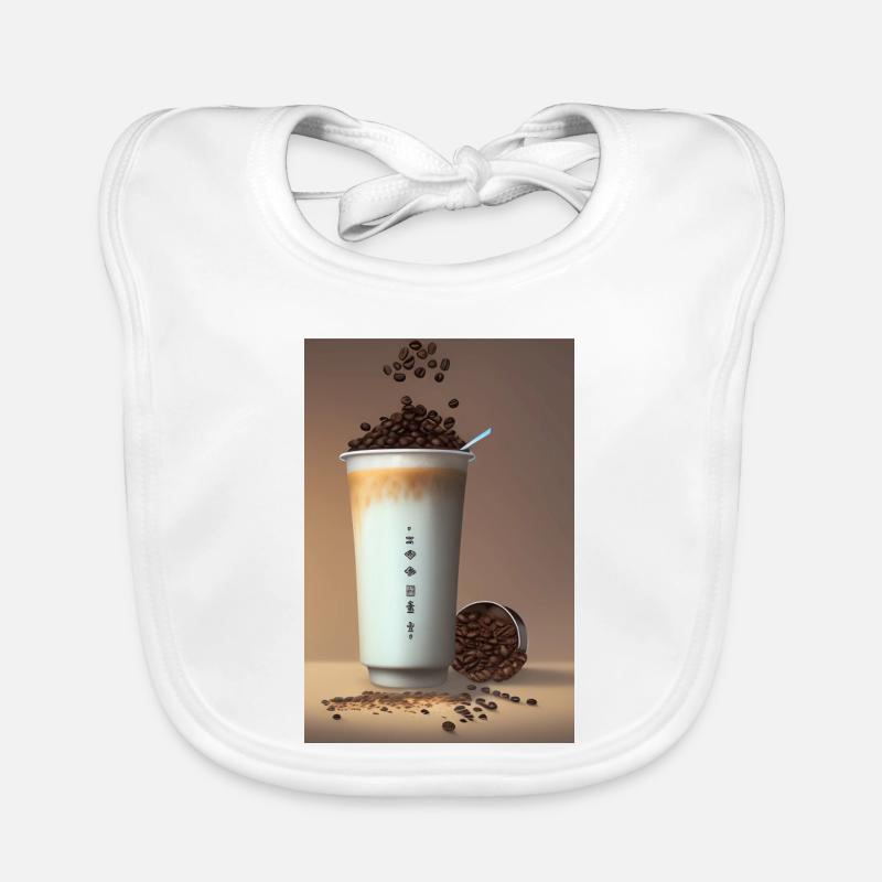 Coffee, coffee beans Organic Baby Bibs