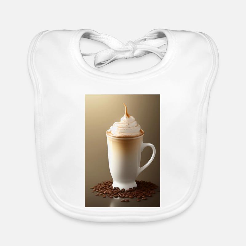 Coffee, coffee beans Organic Baby Bibs