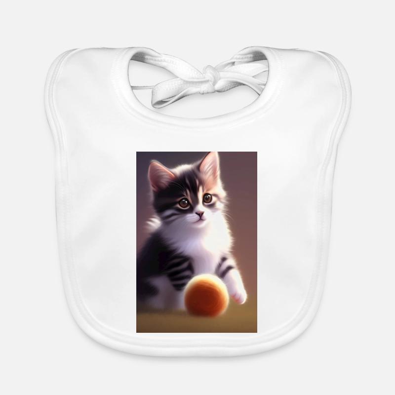 Bébé chat Bavoir bio Bébé