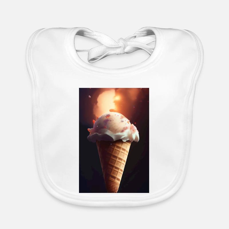 Eiscreme Baby Bio-Lätzchen