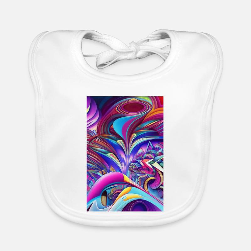 Abstrakte Kunst Baby Bio-Lätzchen