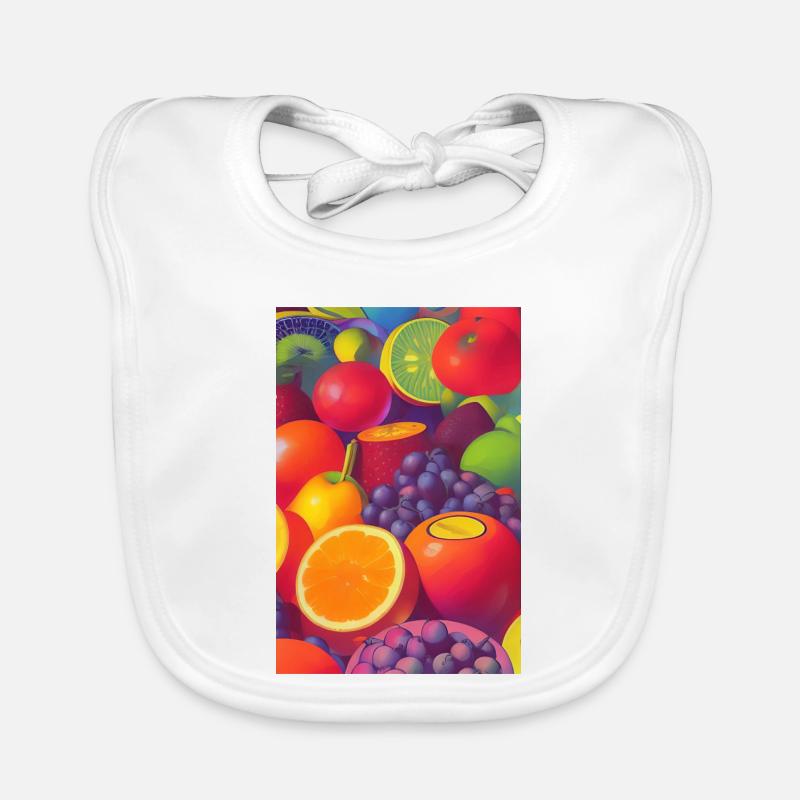 Früchte Baby Bio-Lätzchen