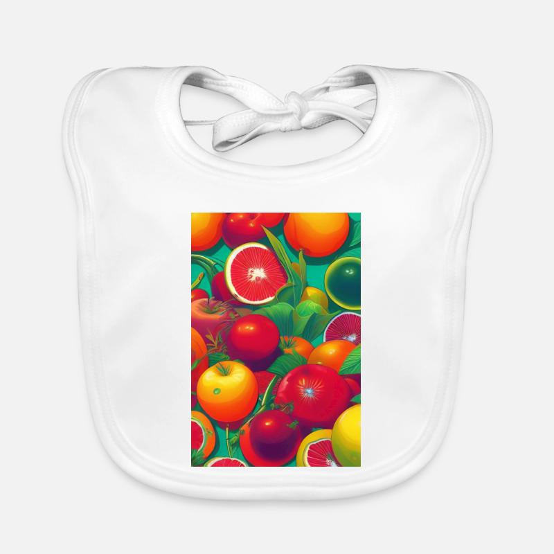 Früchte Baby Bio-Lätzchen