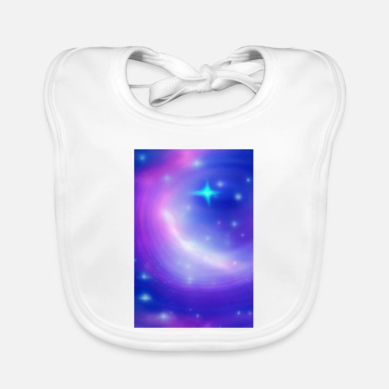 Galaxie Bild Baby Bio-Lätzchen