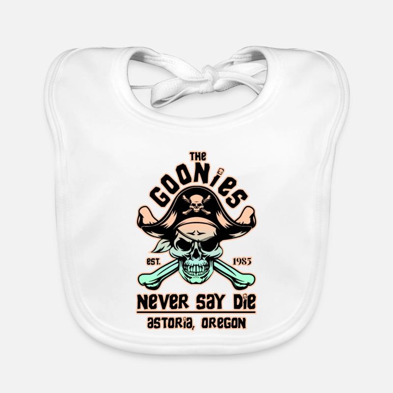 THE GOONIES 8 - Bavoir bio Bébé - blanc